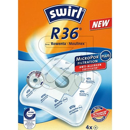 أكياس مكنسة Swirl MicroPor Plus R36