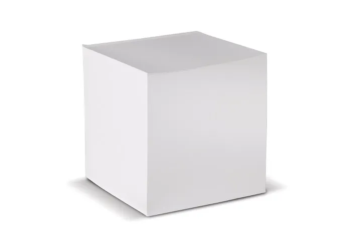 مكعب أوراق ملاحظات Crelando أبيض 9×9 سم