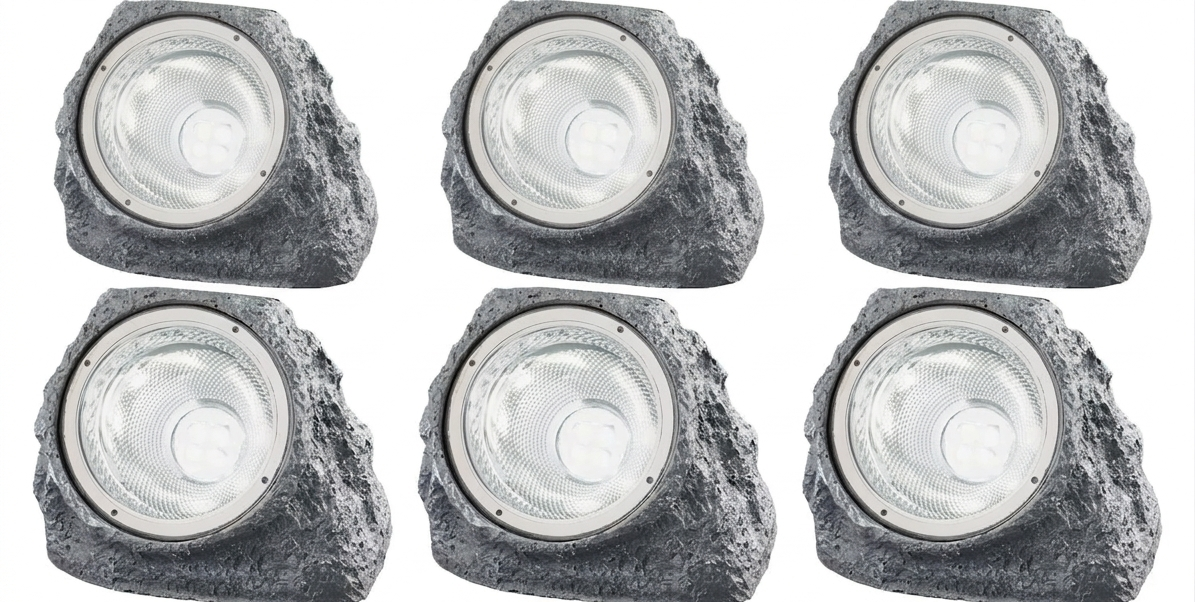 طقم مصابيح حديقة شمسية LED LIVARNO - 6 قطع