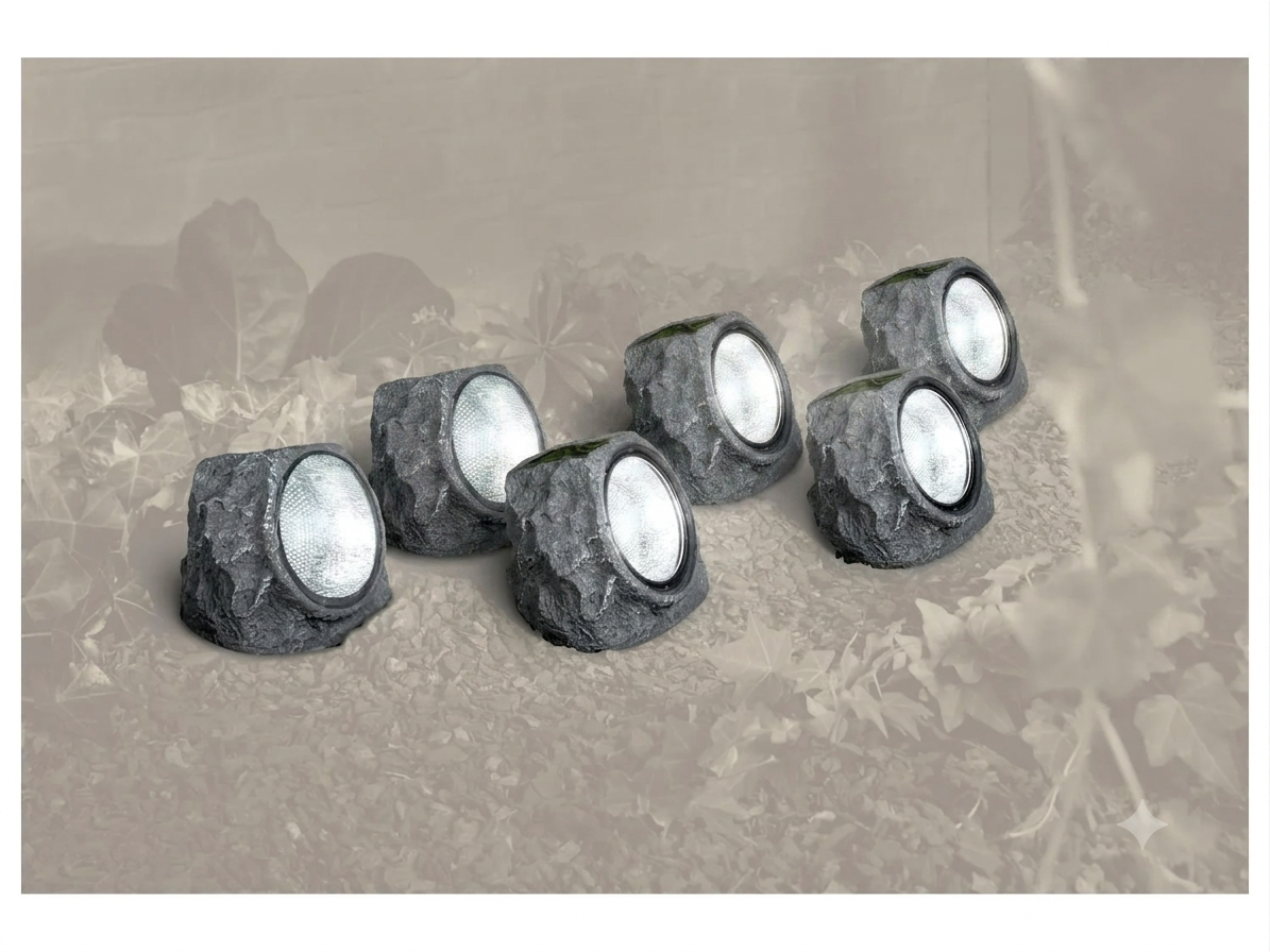 طقم مصابيح حديقة شمسية LED LIVARNO - 6 قطع