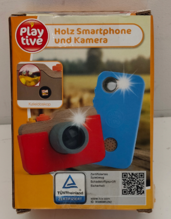 هاتف وكاميرا خشبيان تفاعليان Playtive